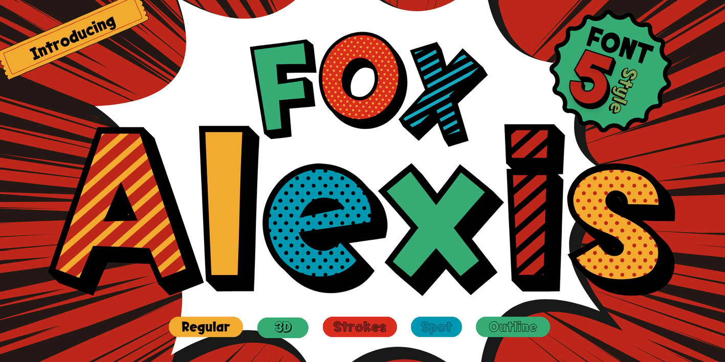 Fox Alexis Spot Font Free Download