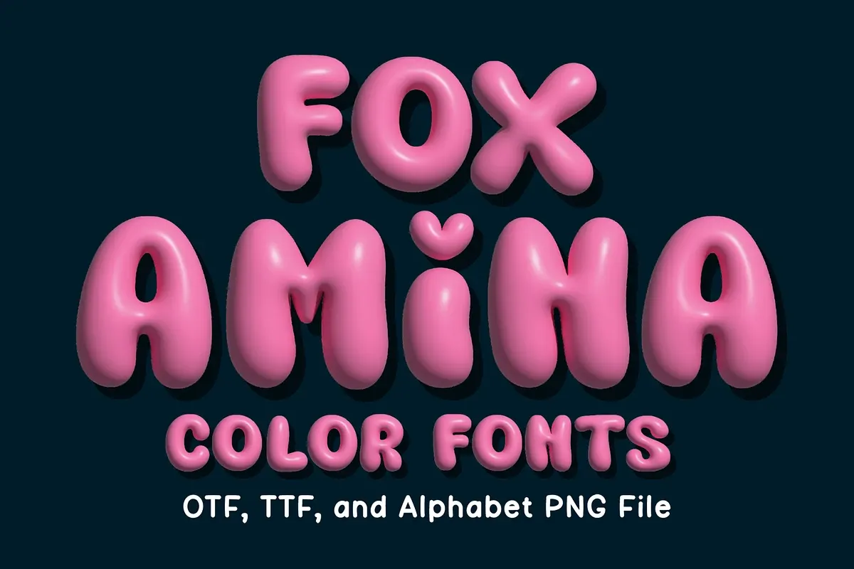 Fox Amina Color Font Free Download Free Download