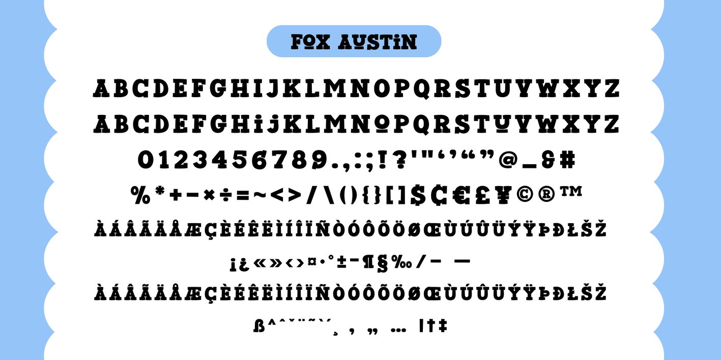 Fox Austin Spot Font Free Download