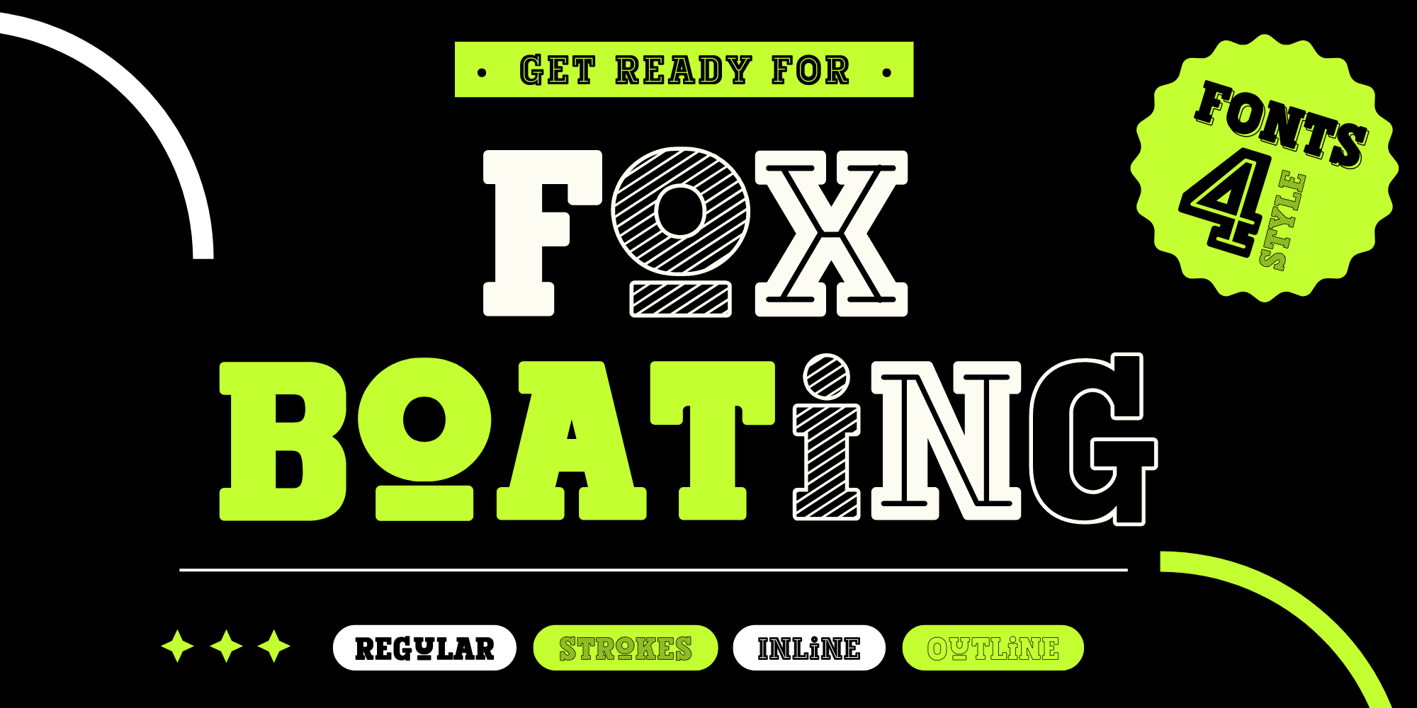 Fox Boating Strokes Font Free Download