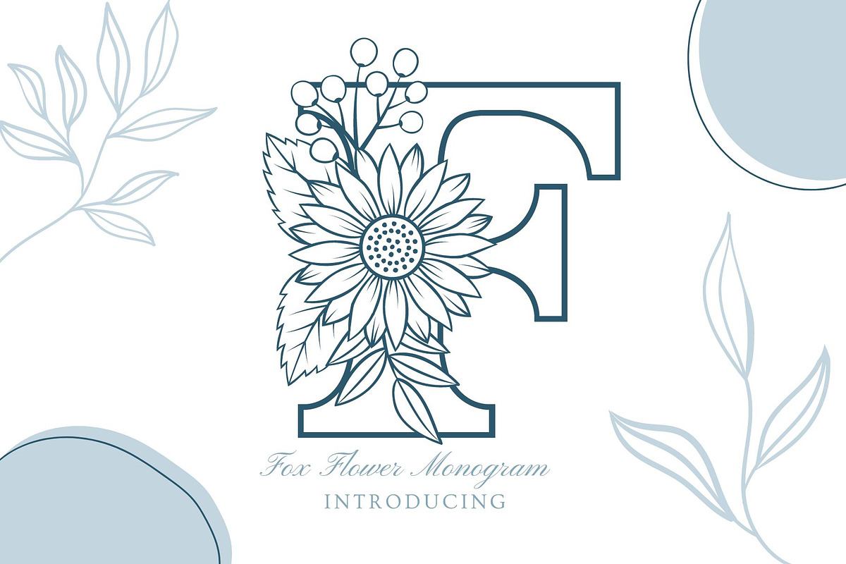 Fox Flower Monogram Font Free Download Free Download