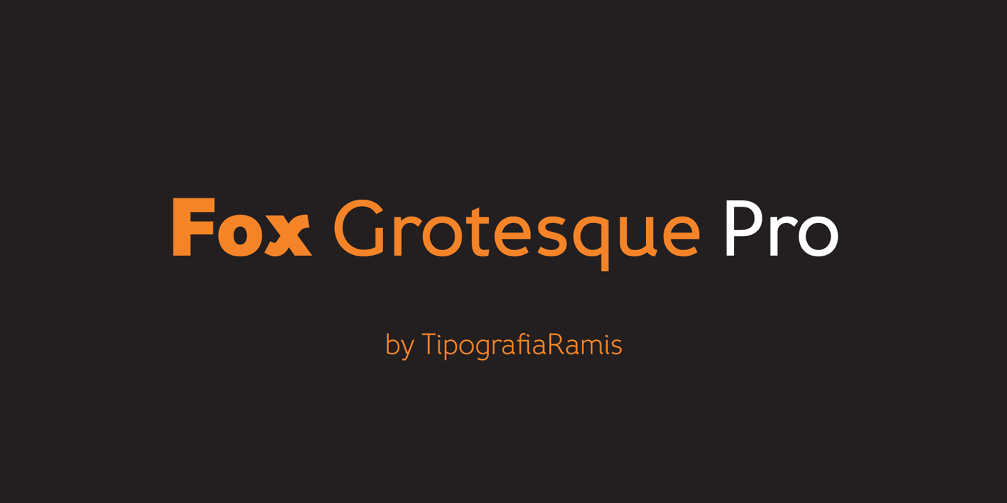 Fox Grotesque Pro Free Download Free Download