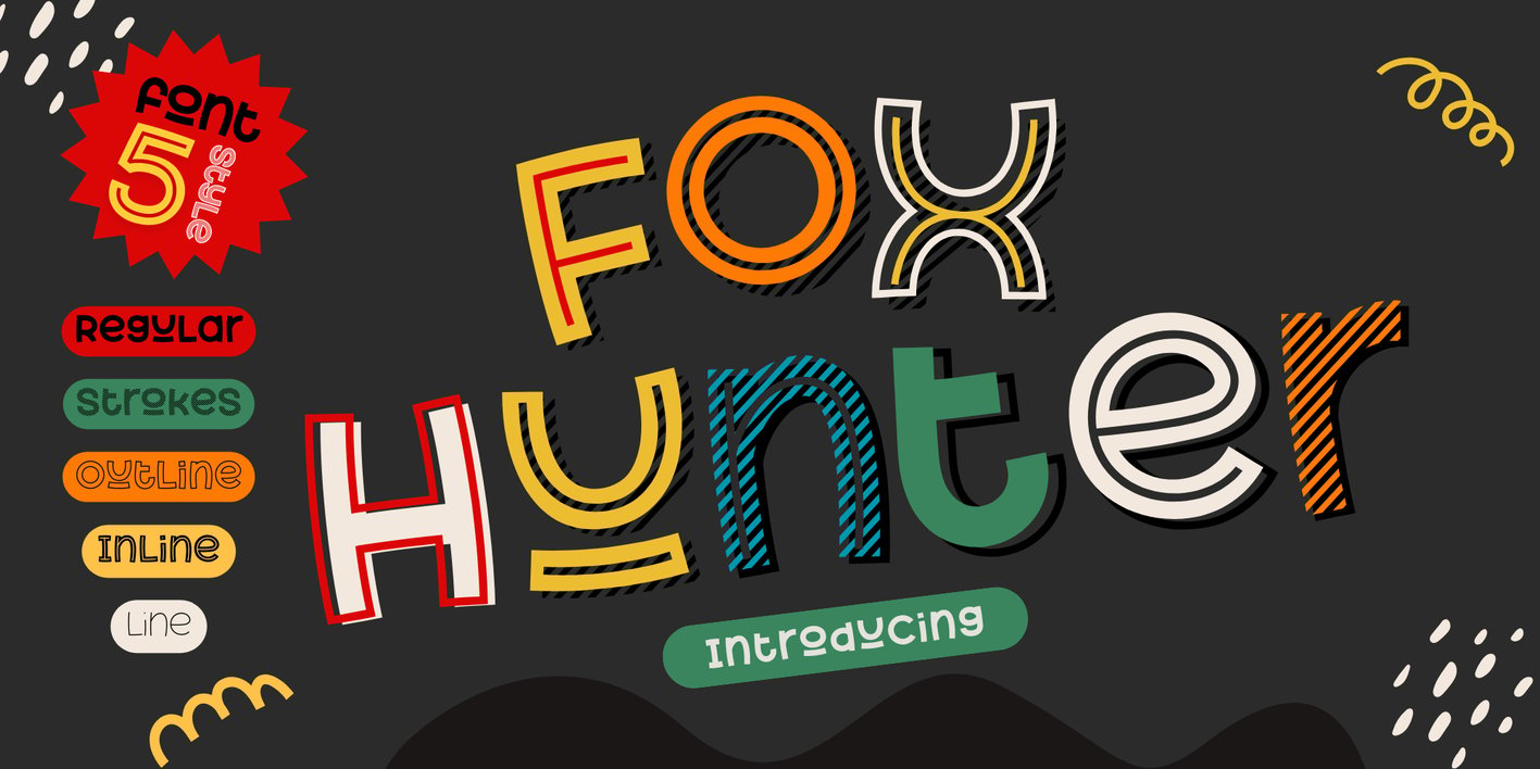 Fox Hunter Strokes Font Free Download