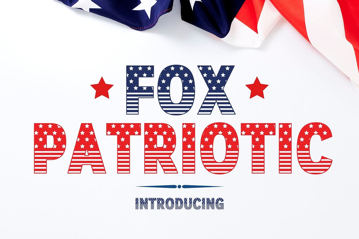 Fox Patriotic font Free Download Free Download