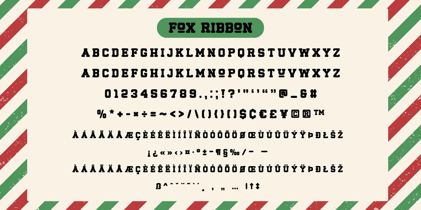 Fox Ribbon Font Free Download