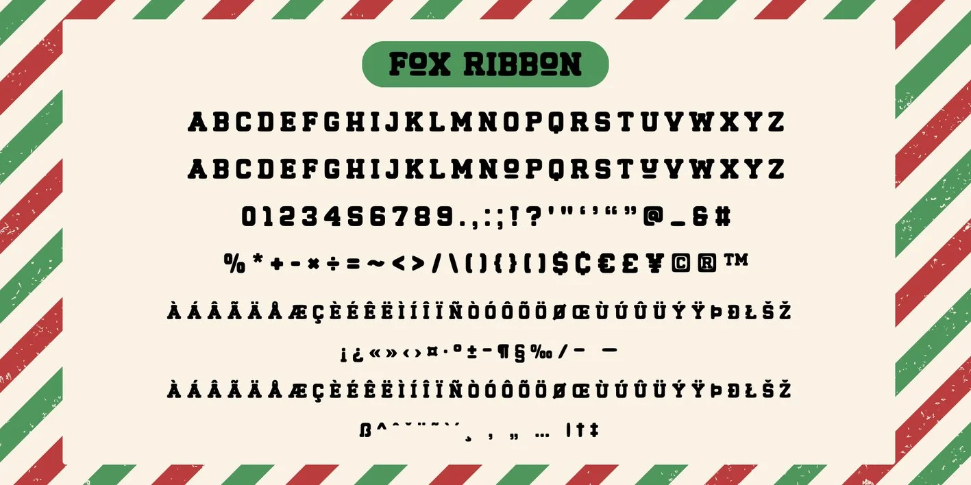 Fox Ribbon Font