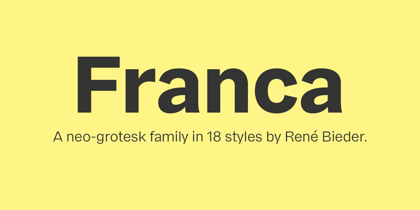 Franca Font Free Download