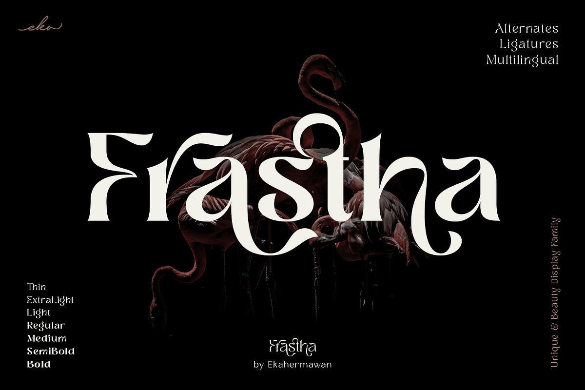 Frastha - Unique Display Serif Font Free Download Free Download