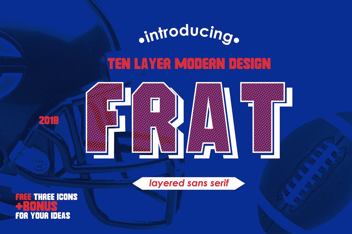 Frat Font - Modern Sans Serif Free Download Free Download