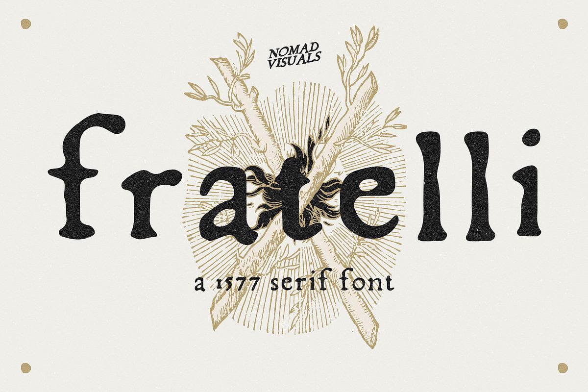 Fratelli - Serif font + Extras Free Download Free Download