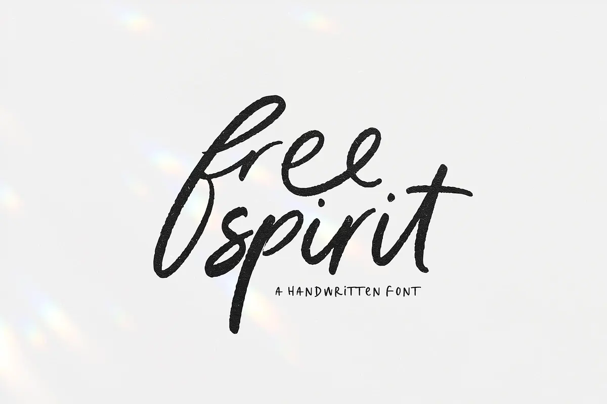 Free Spirit | Casual Brush Font Free Download Free Download