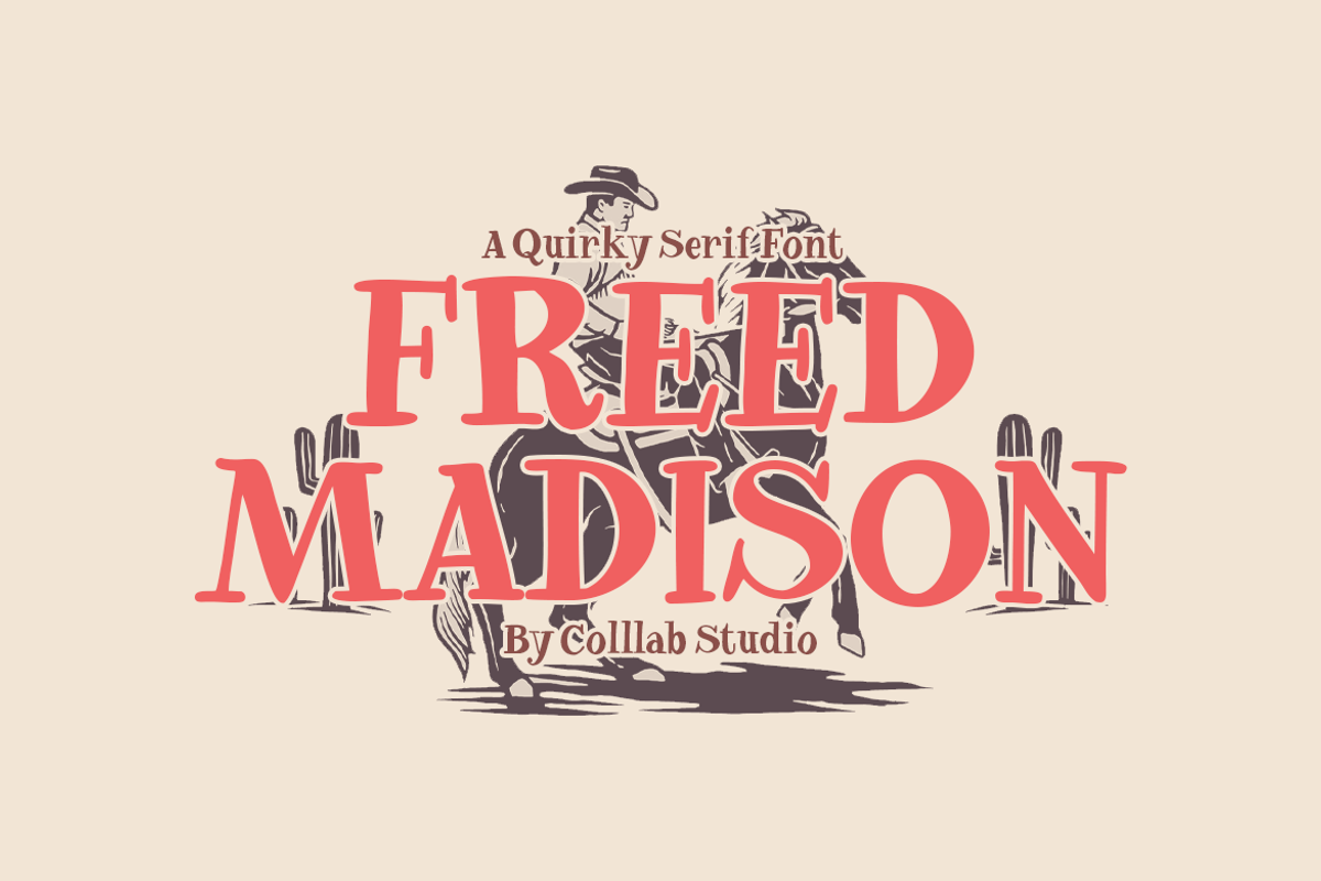 Freed Madison | A Quirky Serif Font Free Download Free Download