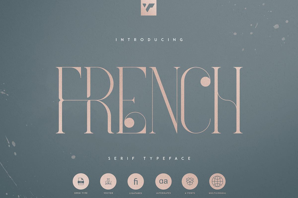 French Typeface - 4 fonts Free Download Free Download