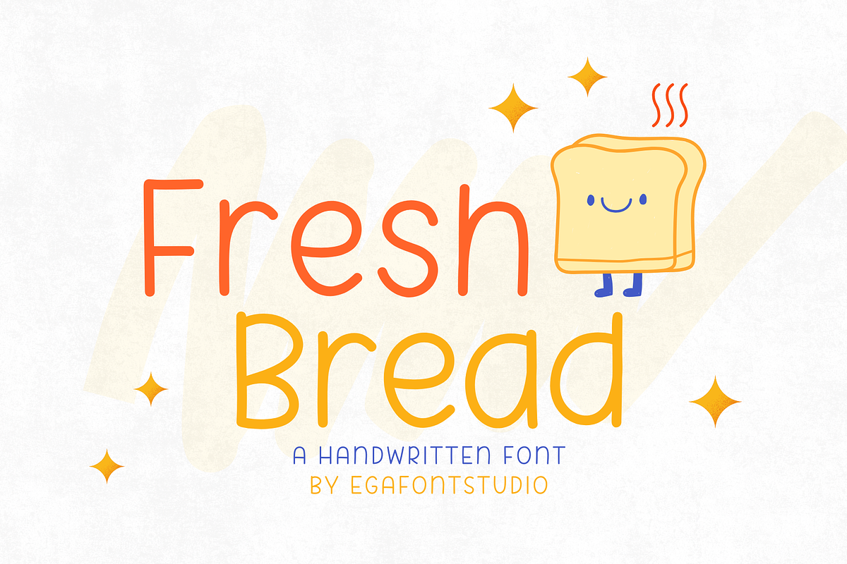 Fresh Bread | Cute Handwriting Font Free Download Free Download