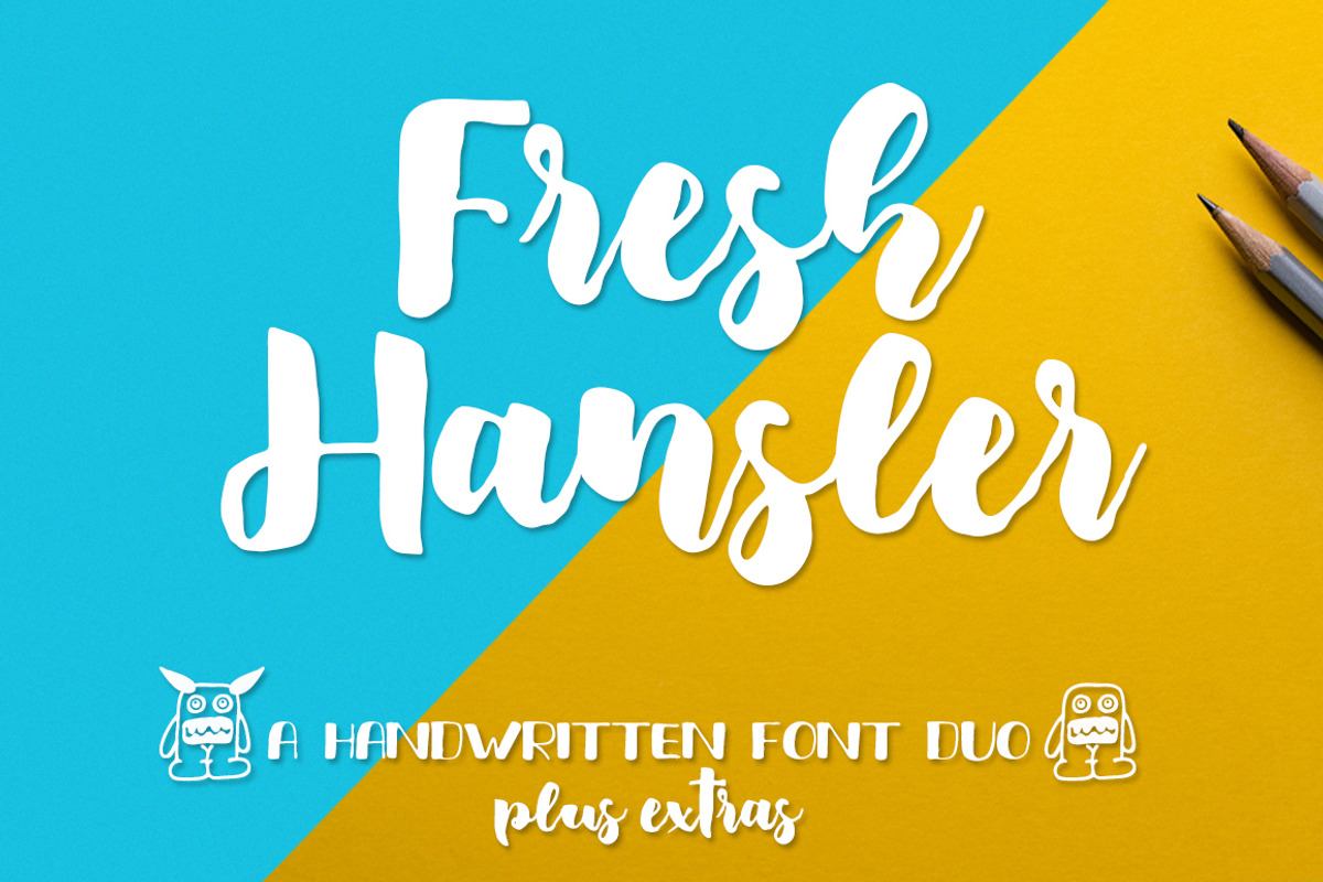 Fresh Hansler - Font Duo plus Extras Free Download Free Download