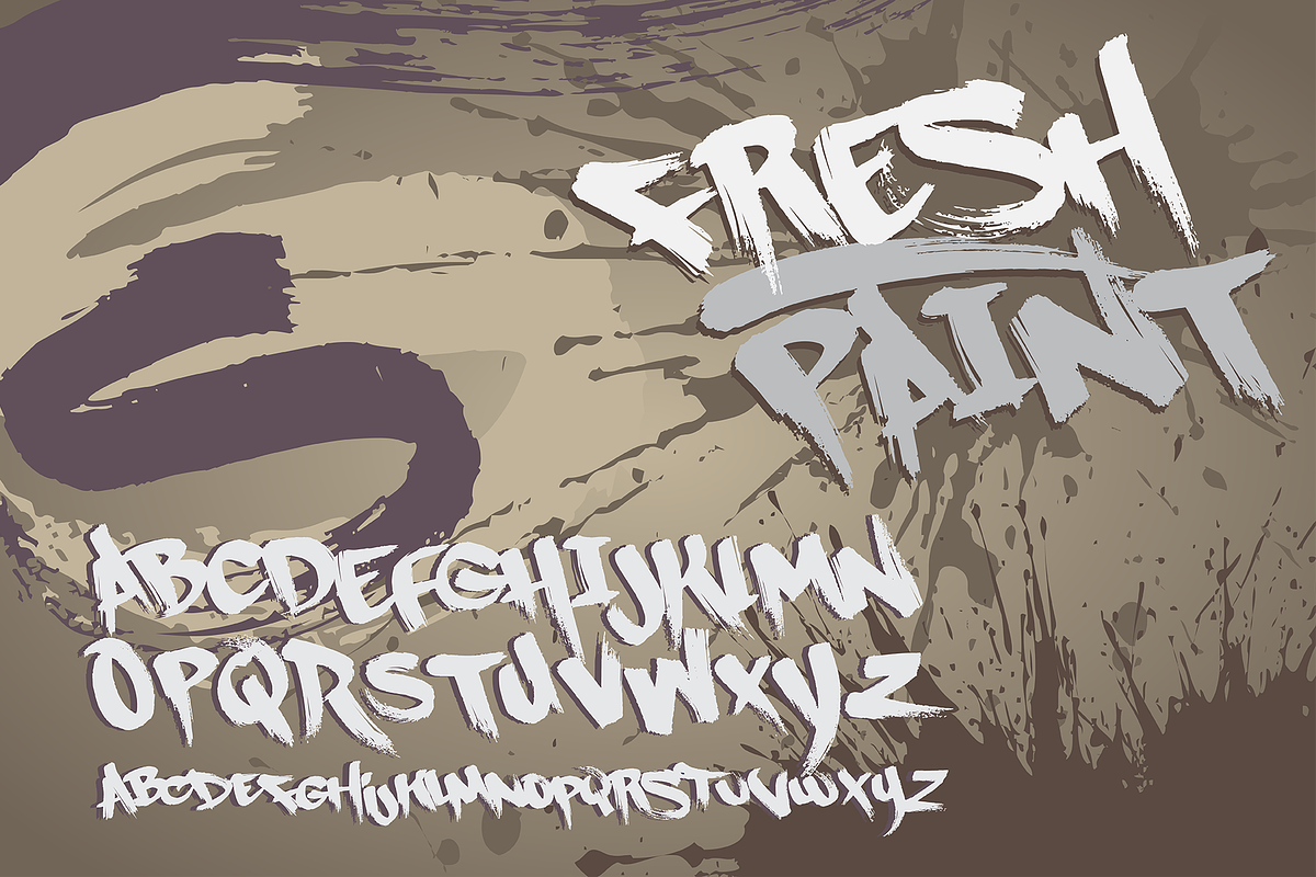 Fresh Paint Graffiti Font Free Download Free Download