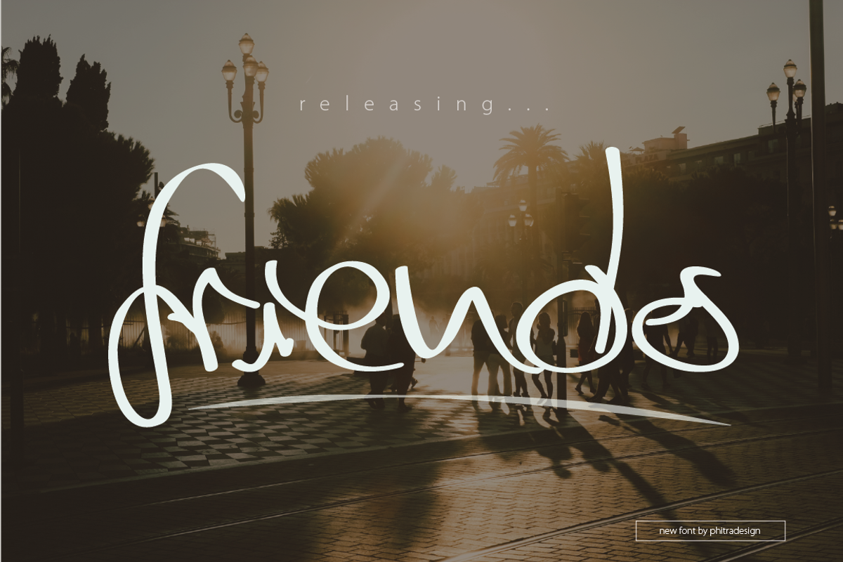 friends font Free Download Free Download