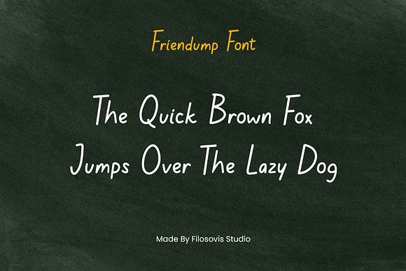 Friendump | Handwritten Font Free Download