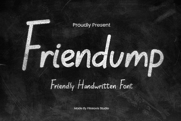 Friendump | Handwritten Font Free Download