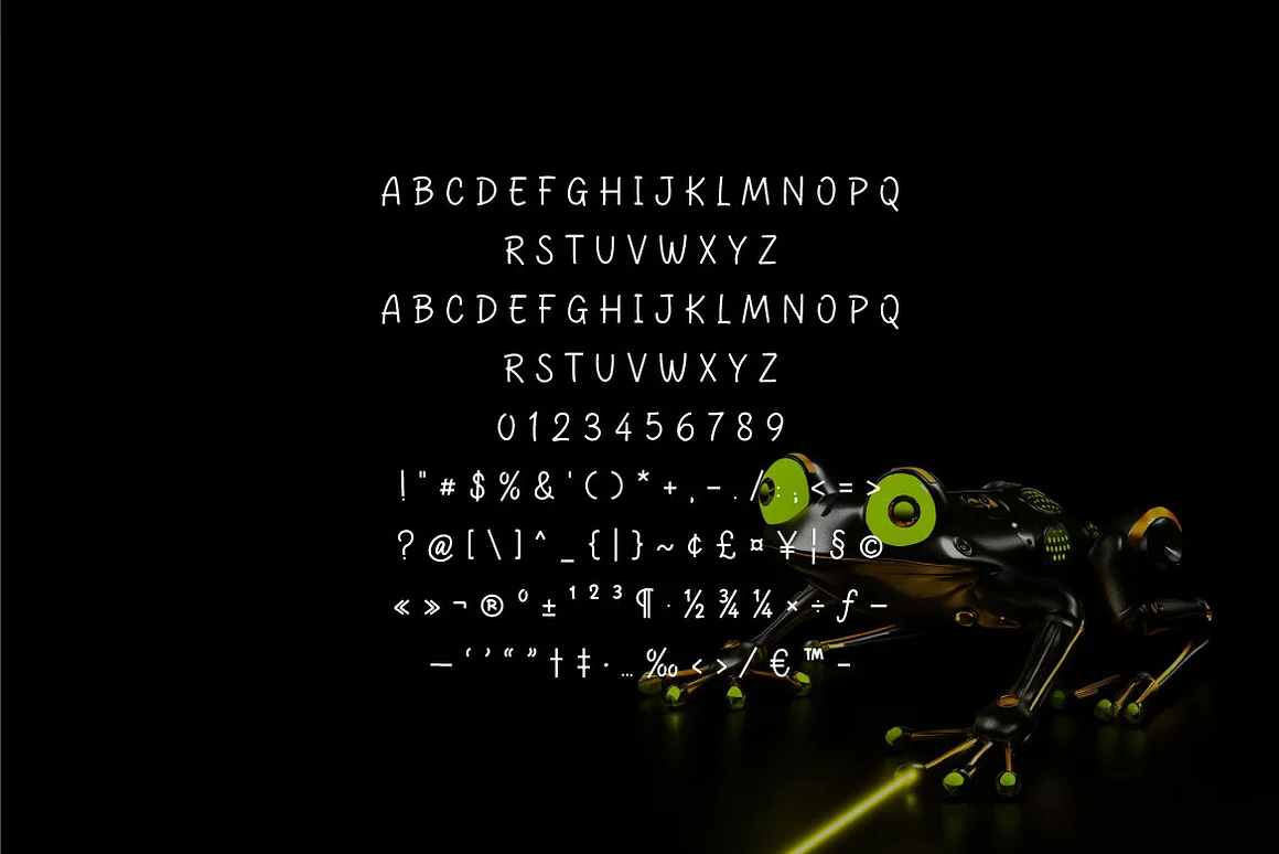 Frogy Beam - Handwritten Comic Font