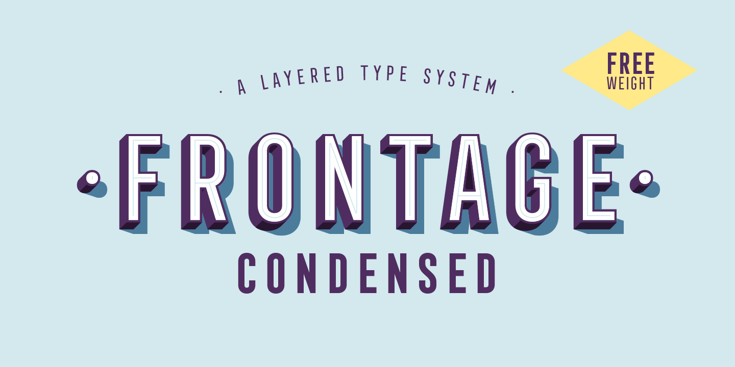 Frontage Condensed Free Download Free Download