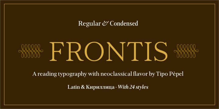 Frontis Font Free Download