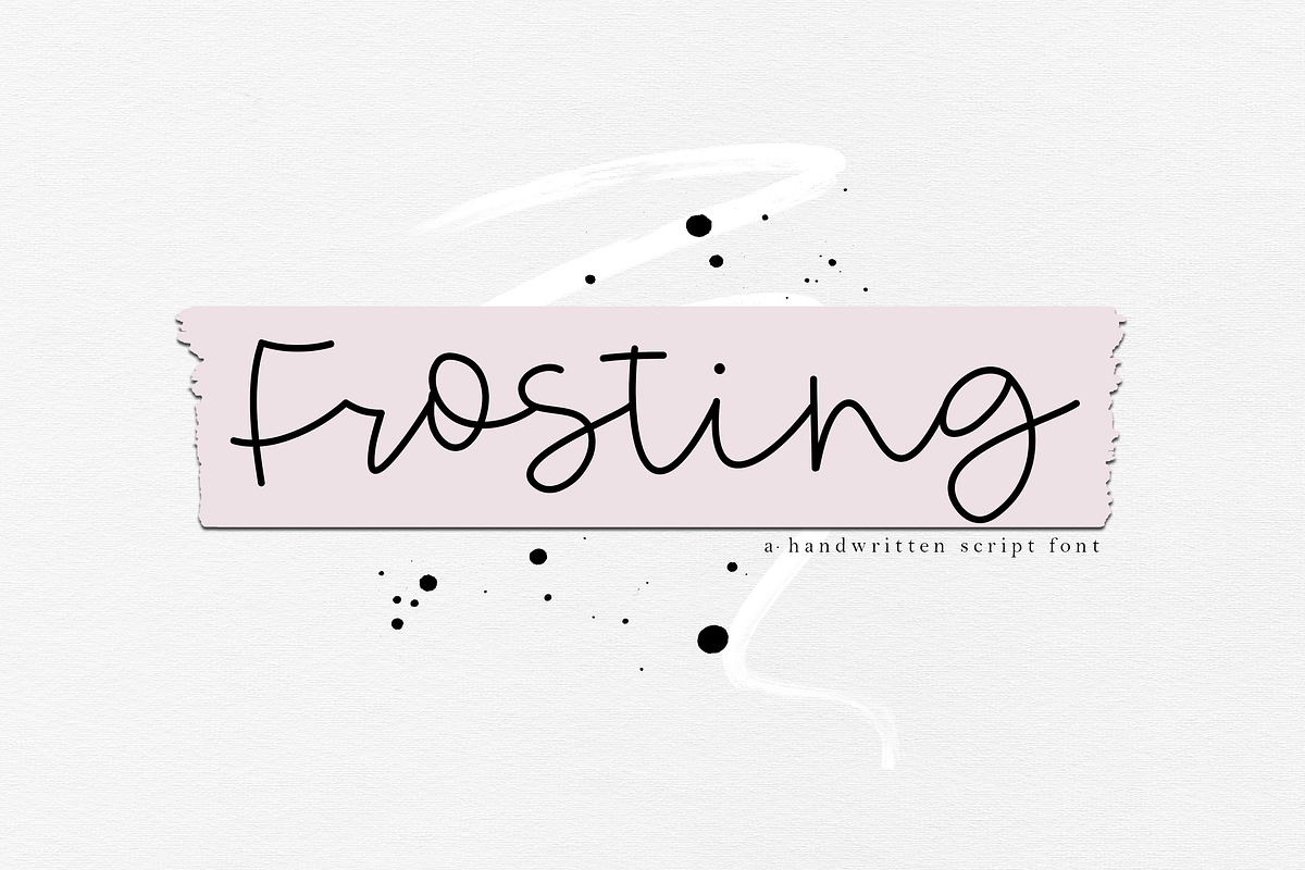 Frosting - Handwritten Script Font Free Download Free Download