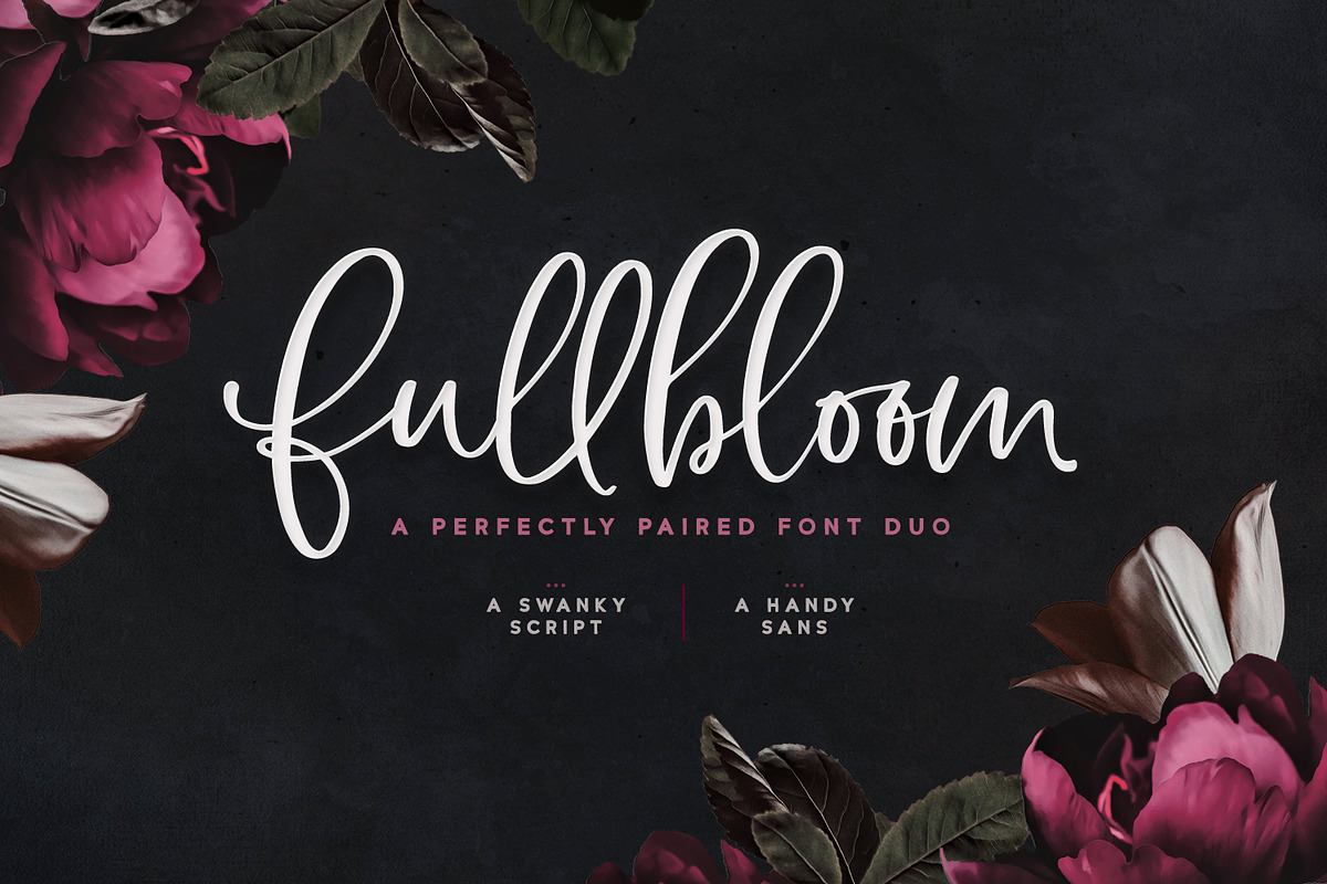 Fullbloom Font Duo Free Download Free Download