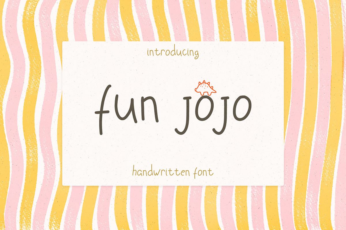 fun JOJO Handwritten Font Free Download Free Download