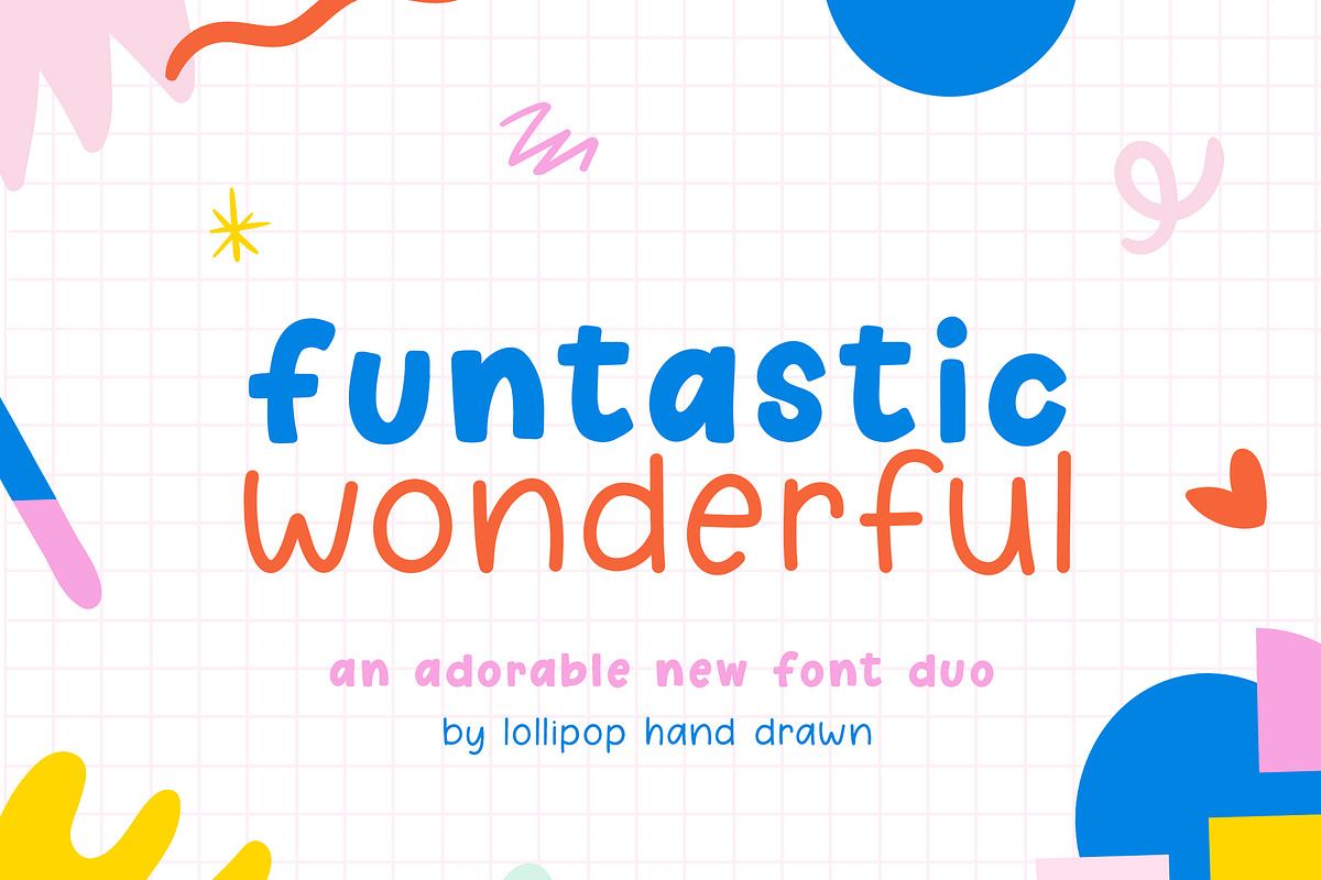 Funtastic Wonderful Font Duo Free Download Free Download