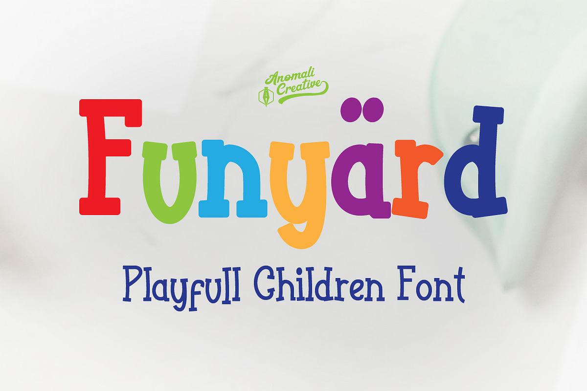 Funyard - Playful Cute Kids Font Free Download Free Download