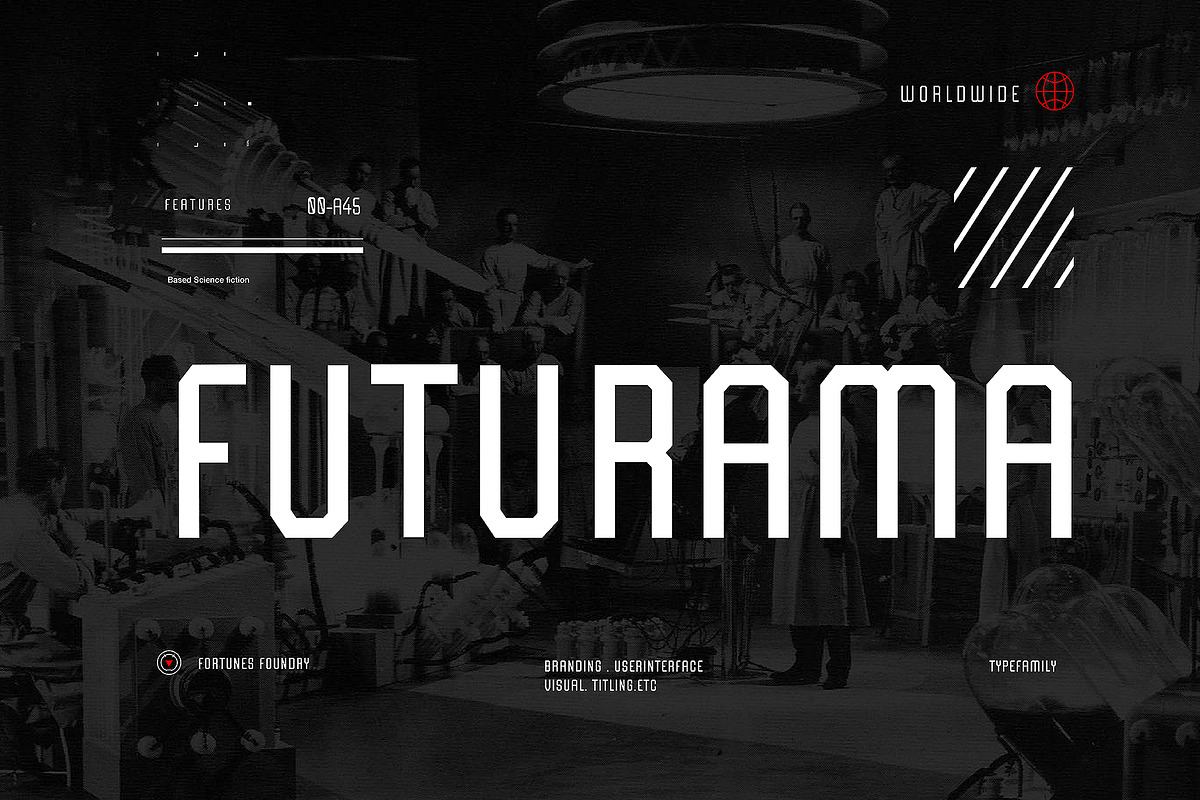 Futurama Modern Titling Fonts Free Download Free Download