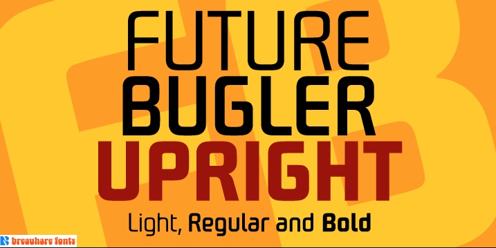 Future Bugler Upright Font Free Download