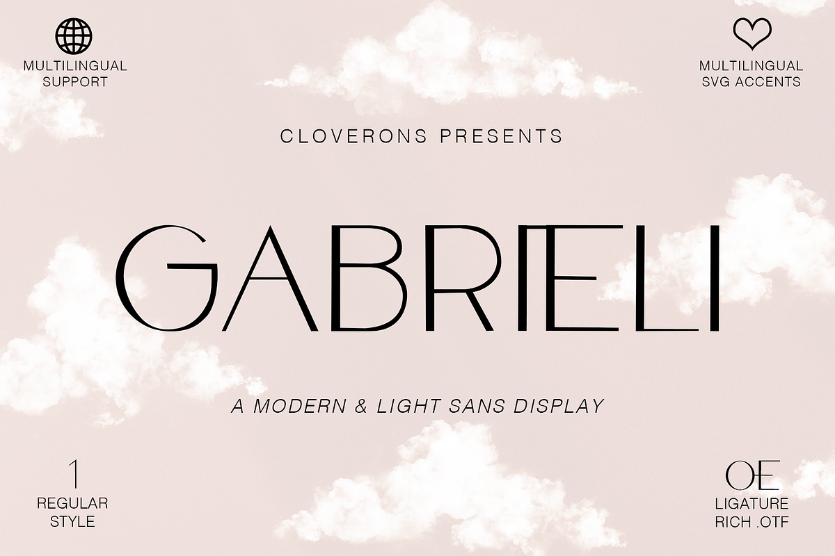 Gabrieli - Fancy Modern Sans Display Free Download Free Download