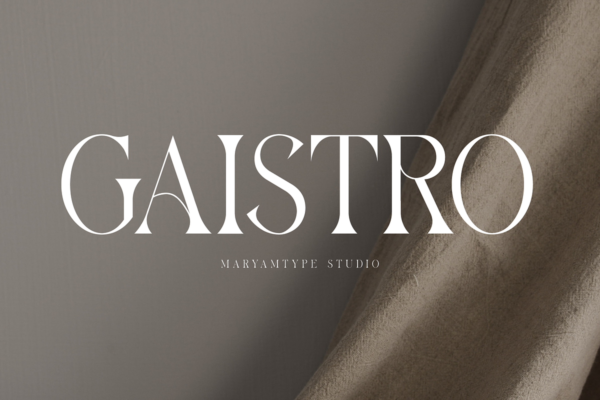 Gaistro Display Font Free Download Free Download