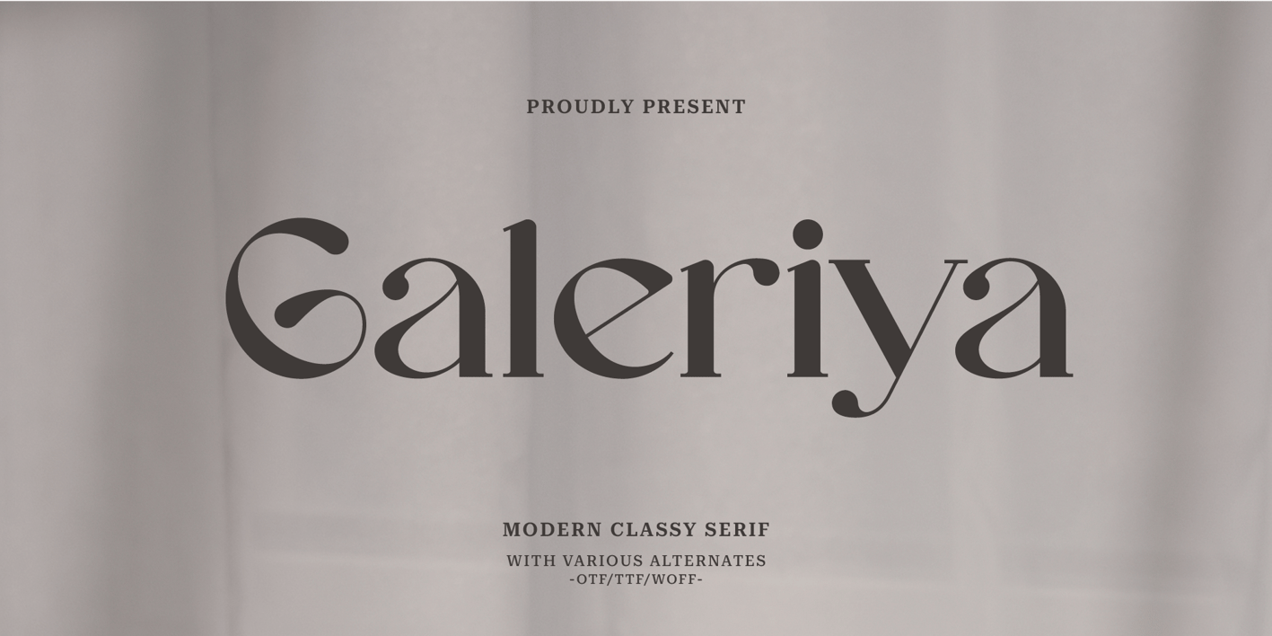 Galeriya Font Free Download