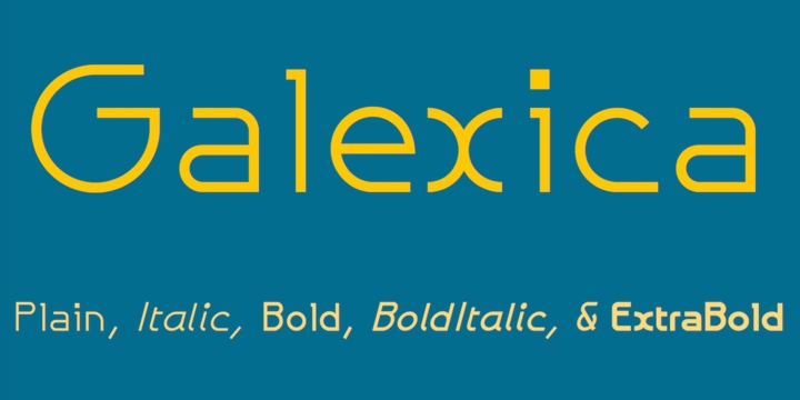 Galexica Font Free Download