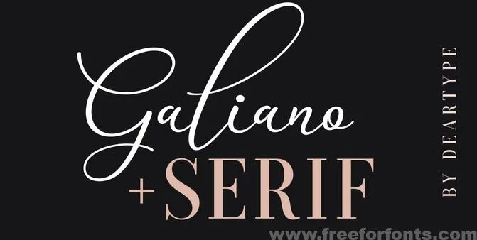 Galiano Font Free Download