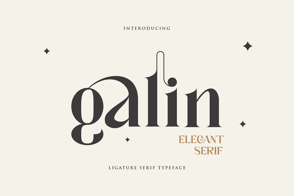 Galin Modern Ligature Serif Typeface Free Download Free Download