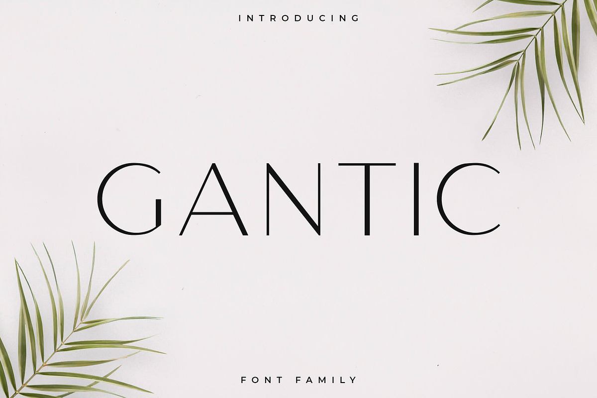 Gantic Font Family - Sans Serif Free Download Free Download