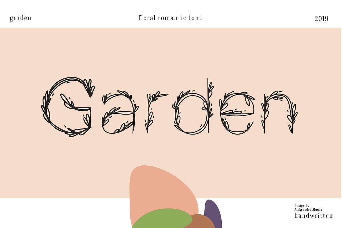 Garden|floral romantic font Free Download Free Download