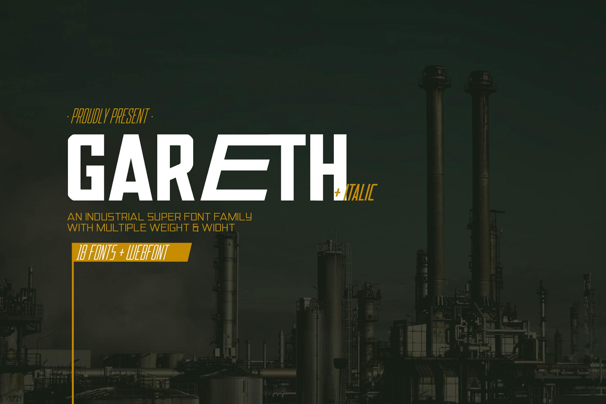 Gareth Font Family Free Download