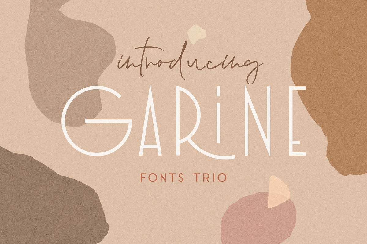 Garine Art Deco Display Fonts Trio Free Download Free Download