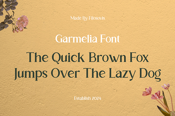 Garmelia | Aeshtetic Vintage Serif Font Free Download