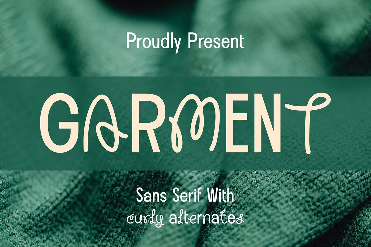 Garment - Sans Serif Font Free Download Free Download