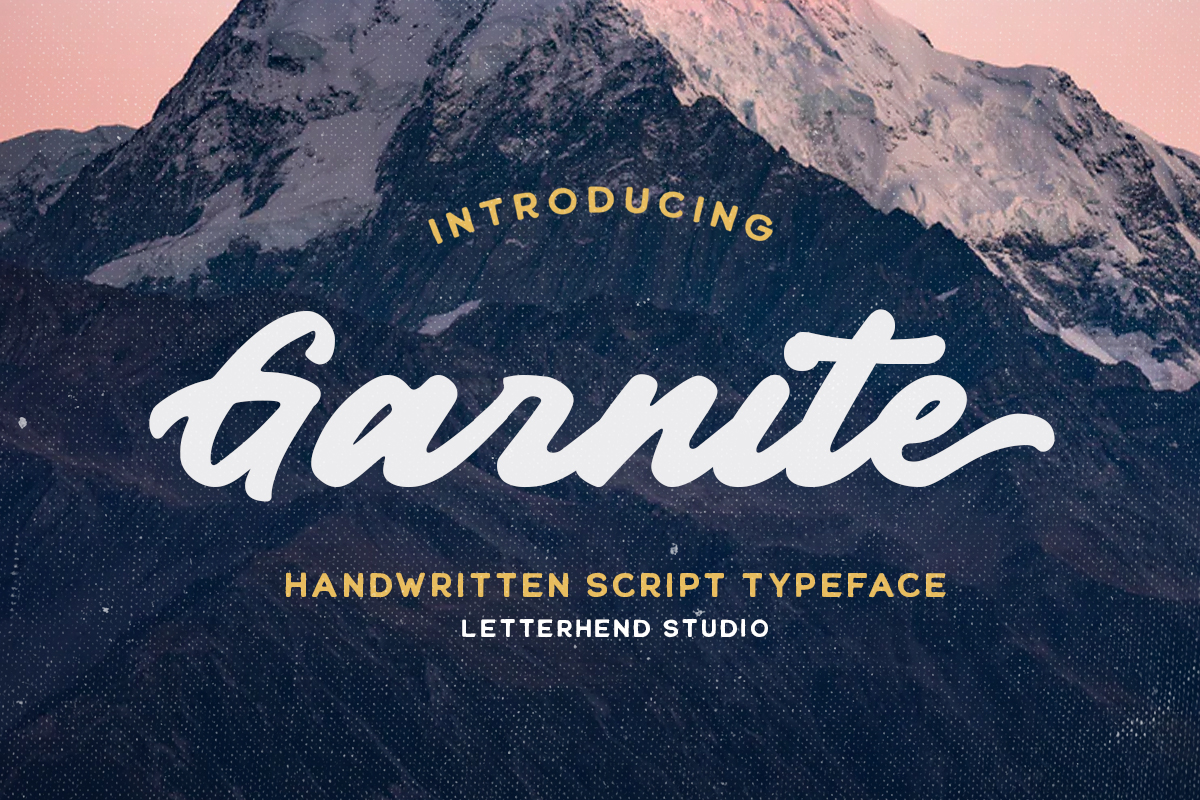 Garnite - Handwritten Script Font Free Download