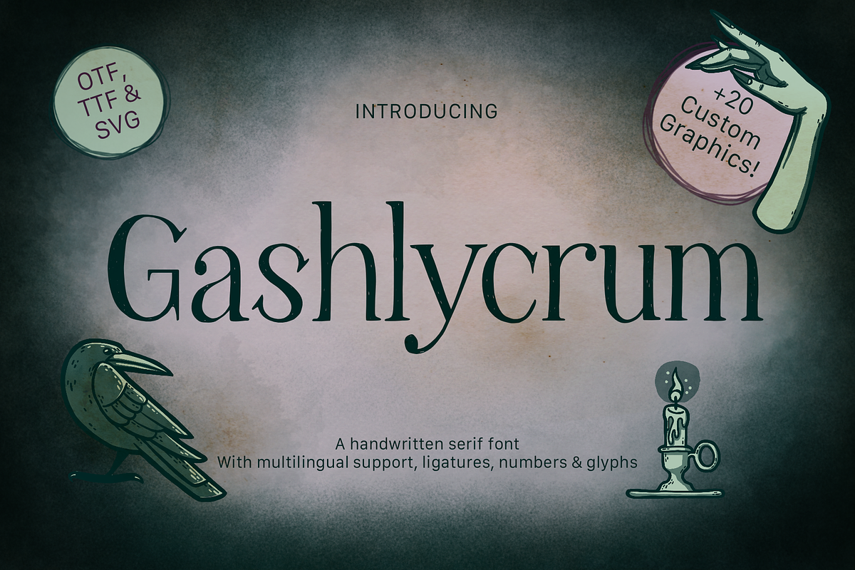 Gashlycrum Font Free Download Free Download