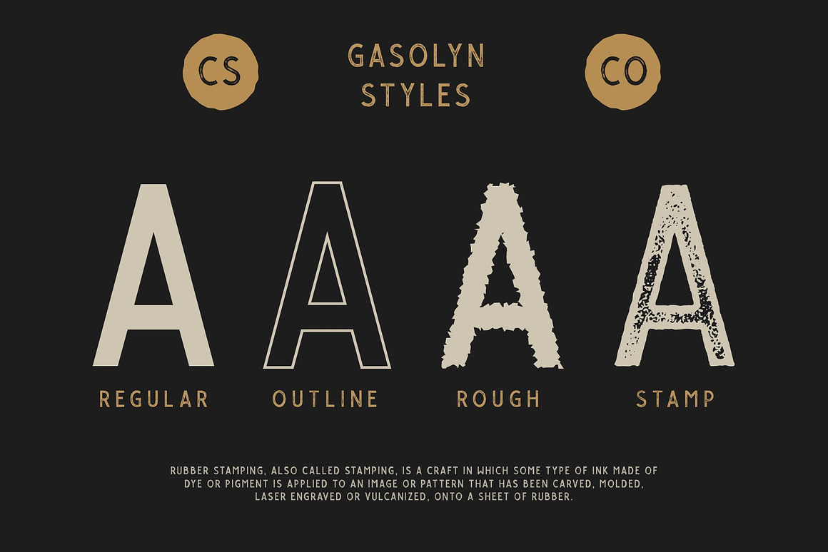 Gasolyn Font Family + Extras Free Download