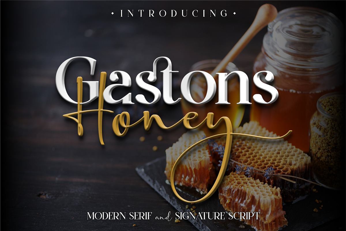 Gaston Honey A New Font Duo Free Download Free Download