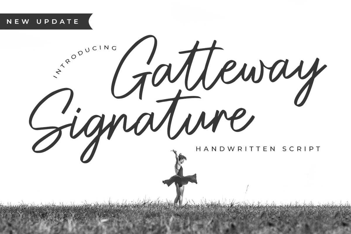 Gatteway Signature - Bold Script Free Download Free Download